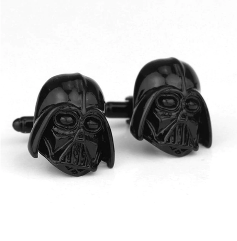 Manžetové gombíky Darth Vader Star Wars čierna