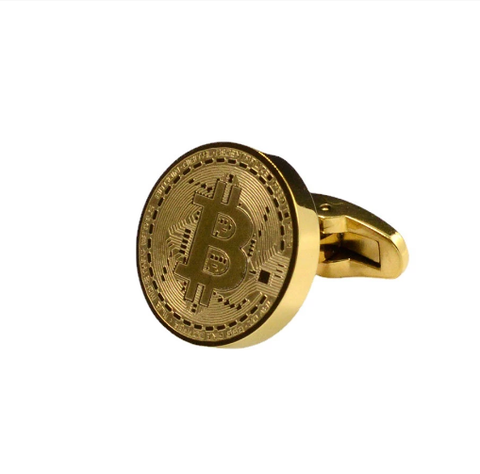 Manžetové gombíky kryptomena Bitcoin - 1