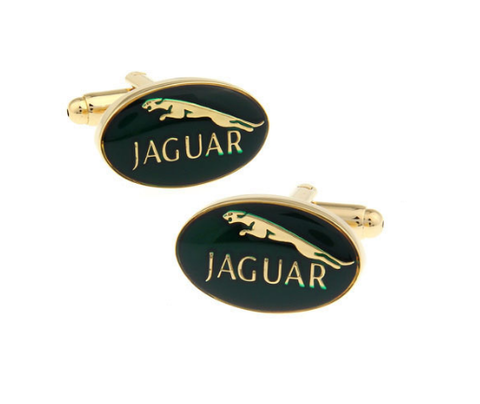 Manžetové gombíky Jaguar gold - 1