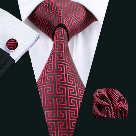Manžetové knoflíčky s kravatou Thanatos